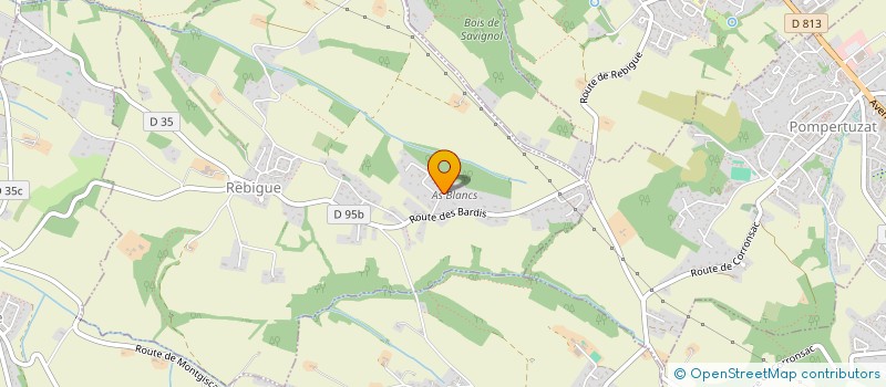 localisation de l'entreprise MADAME ALINE BENQUET à REBIGUE