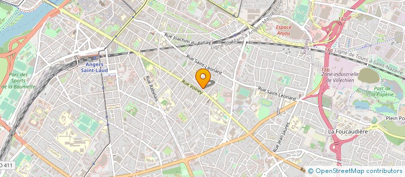 localisation de l'entreprise MADAME ALINE BERTHELOT  GENNES-VAL-DE-LOIRE