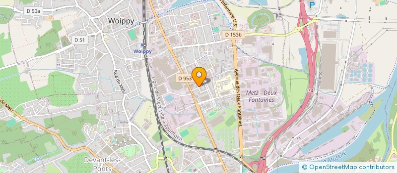 localisation de l'entreprise MADAME ALINE BERTRAND  METZ