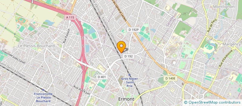 localisation de l'entreprise MADAME ALINE BIGOSHI NSIMIRE à SAINT-PRIX