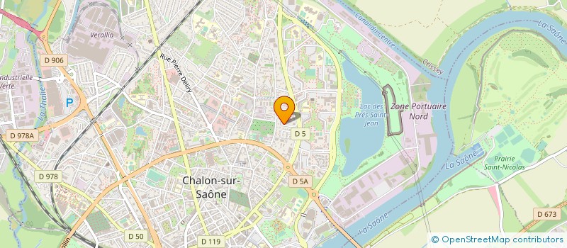 localisation de l'entreprise MADAME ALINE BLANDENET à CHALON-SUR-SAONE