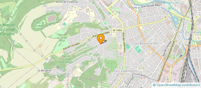 localisation de l'entreprise MADAME ALINE BLANDIN à DIJON