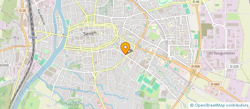 localisation de l'entreprise MADAME ALINE BLANDUREL  SAINT-CLEMENT