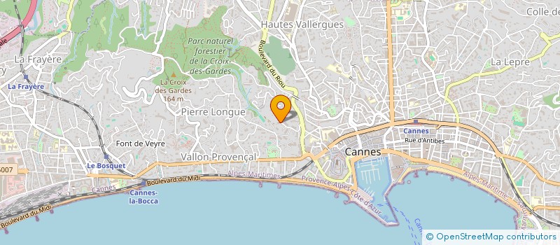 localisation de l'entreprise MADAME ALINE BOERO à CANNES