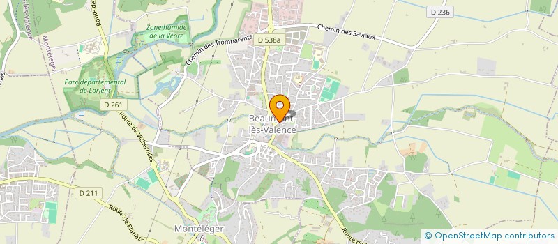 localisation de l'entreprise MADAME ALINE BOEUF  BEAUVALLON