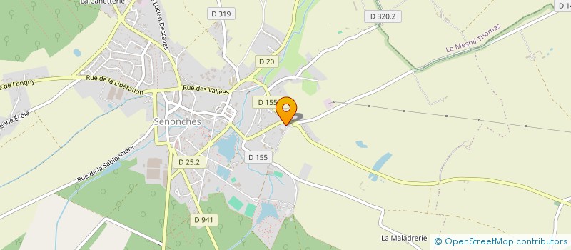 localisation de l'entreprise MADAME ALINE BOHIN à SENONCHES