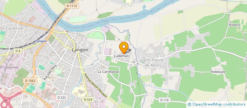 localisation de l'entreprise MADAME ALINE BONINE  TOULENNE