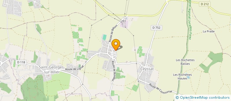 localisation de l'entreprise MADAME ALINE BONNAVENTURE  SAINT-GEORGES-SUR-ALLIER