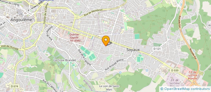 localisation de l'entreprise MADAME ALINE BONNIN  SOYAUX