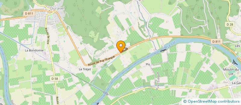 localisation de l'entreprise MADAME ALINE BORIS  DURAVEL