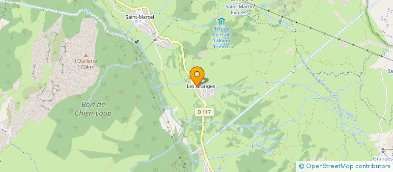 localisation de l'entreprise MADAME ALINE BORREL  LES BELLEVILLE