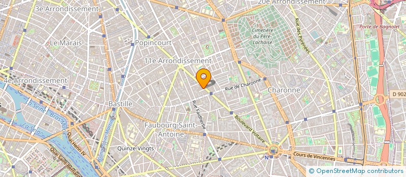 localisation de l'entreprise MADAME ALINE BOTTIN  PARIS