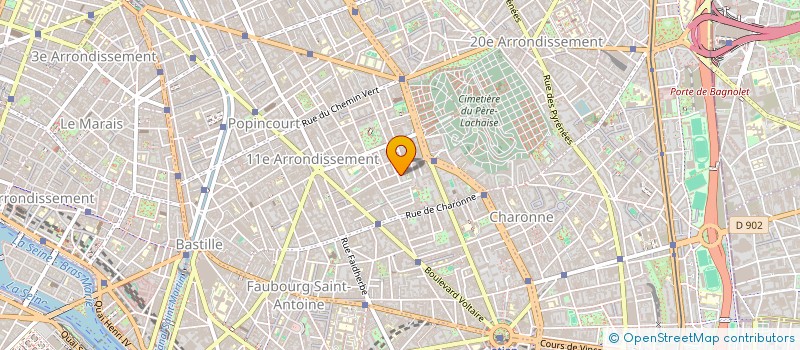 localisation de l'entreprise MADAME ALINE BOUDJENOUI  PARIS