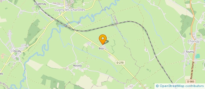 localisation de l'entreprise MADAME ALINE BOUILLON  LUGNY-LES-CHAROLLES