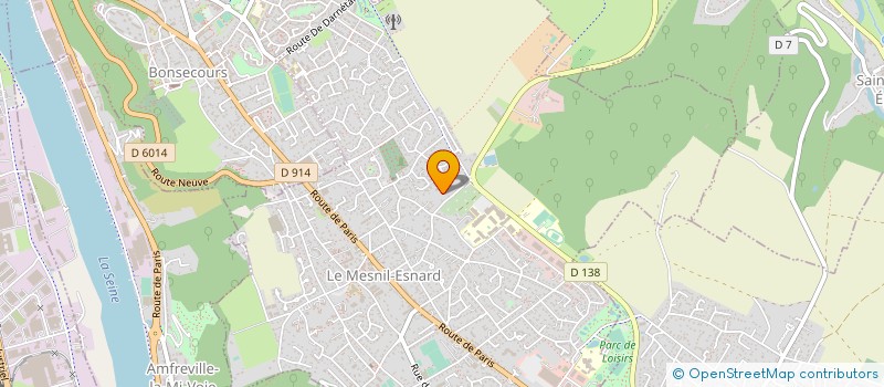 localisation de l'entreprise MADAME ALINE BOUILLON  LE MESNIL-ESNARD