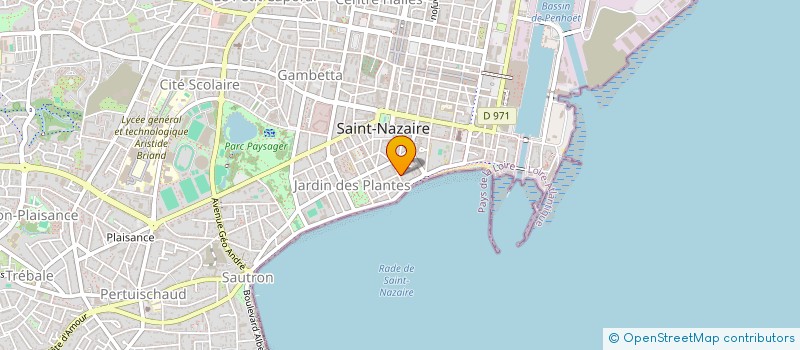 localisation de l'entreprise MADAME ALINE BOURCY à SAINT-NAZAIRE