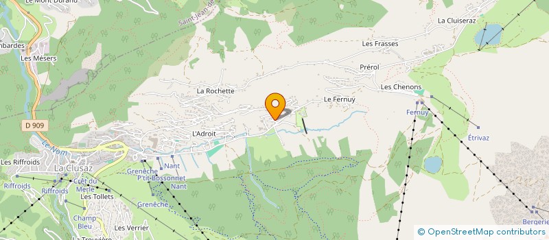 localisation de l'entreprise MADAME ALINE BOUSSELET à LA CLUSAZ