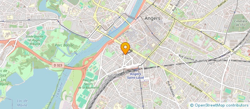 localisation de l'entreprise MADAME ALINE BOUTIN à ANGERS