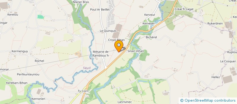 localisation de l'entreprise MADAME ALINE BOUTOUILLER à PLOUGOULM