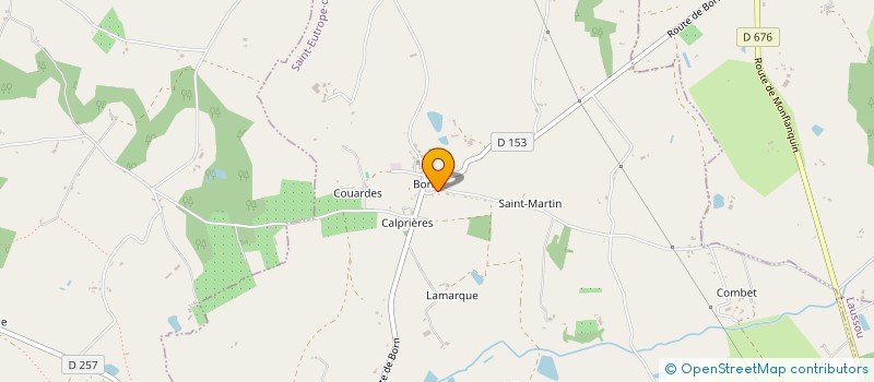 localisation de l'entreprise MADAME ALINE BOUYSSET  RIVES