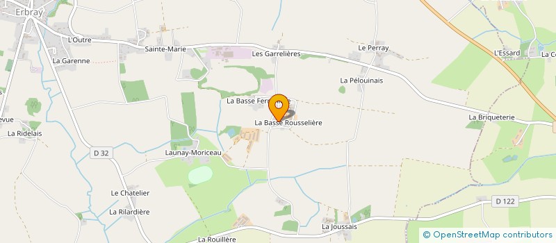 localisation de l'entreprise MADAME ALINE BRIAND à ERBRAY
