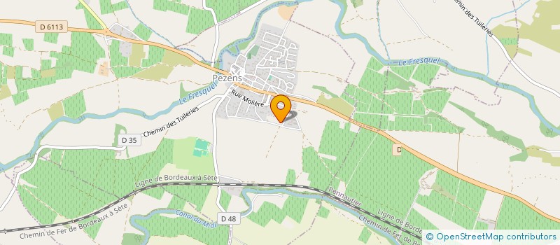 localisation de l'entreprise MADAME ALINE BRION  PEZENS