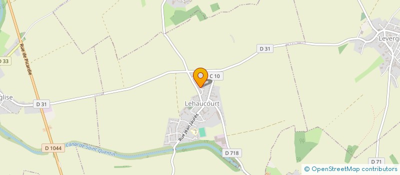 localisation de l'entreprise MADAME ALINE BROGNIET  LEHAUCOURT