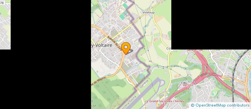 localisation de l'entreprise MADAME ALINE BROUSSE à FERNEY-VOLTAIRE