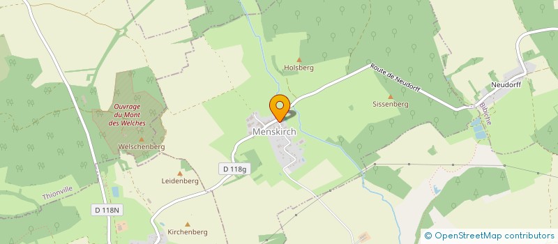 localisation de l'entreprise MADAME ALINE BRUCKER  MENSKIRCH