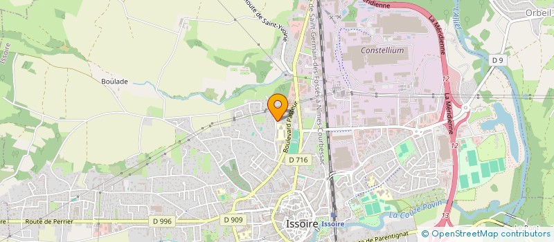 localisation de l'entreprise MADAME ALINE BRUNNER à ISSOIRE