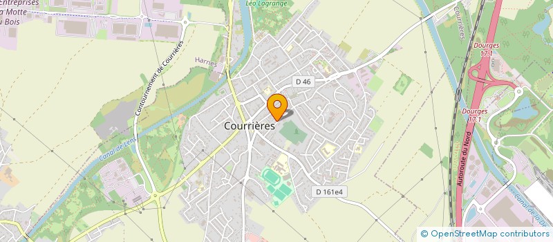 localisation de l'entreprise MADAME ALINE CABON  COURRIERES