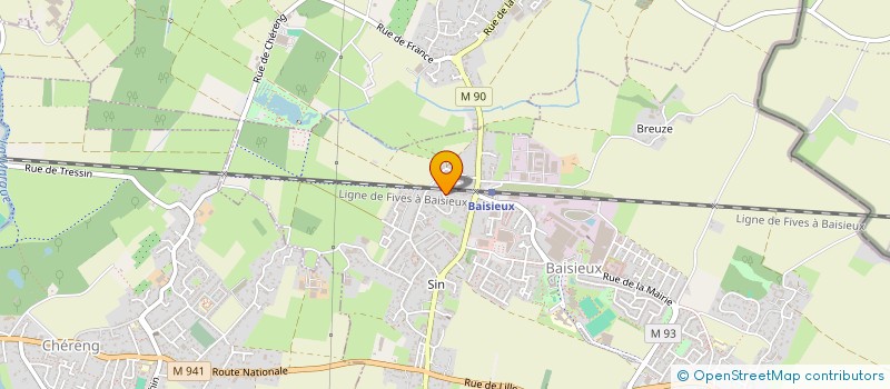 localisation de l'entreprise MADAME ALINE CALLEBERT  SAINT-AMAND-LES-EAUX