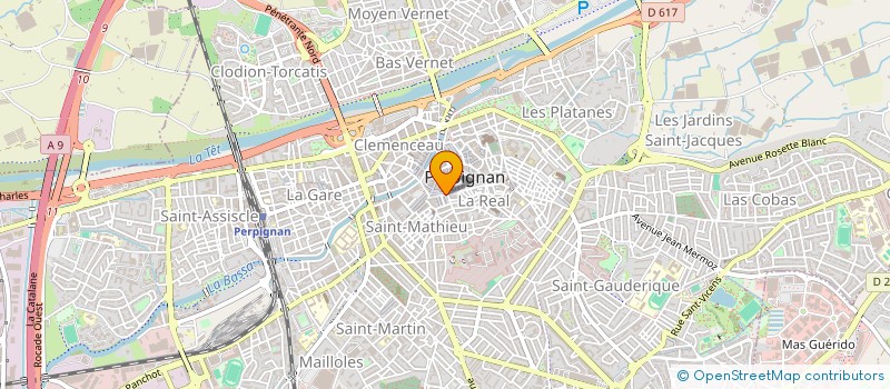 localisation de l'entreprise MADAME ALINE CALMETTES à PERPIGNAN