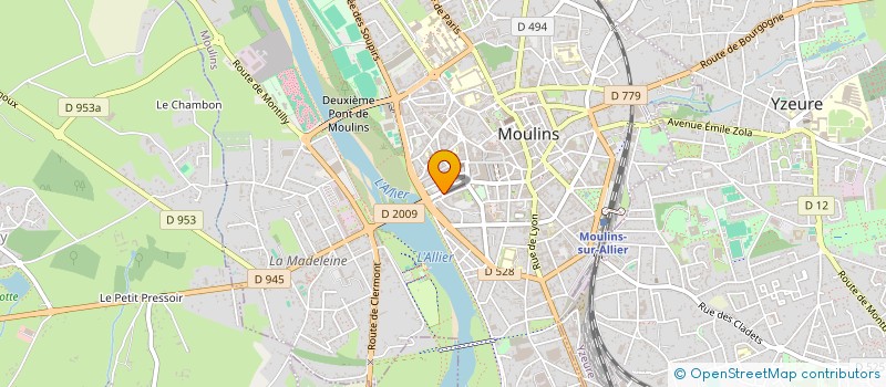 localisation de l'entreprise MADAME ALINE CANAGUIER à MOULINS