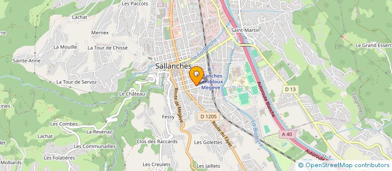 localisation de l'entreprise MADAME ALINE CARABEDIAN à SALLANCHES