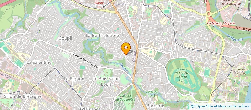 localisation de l'entreprise MADAME ALINE CARLIER  ORVAULT