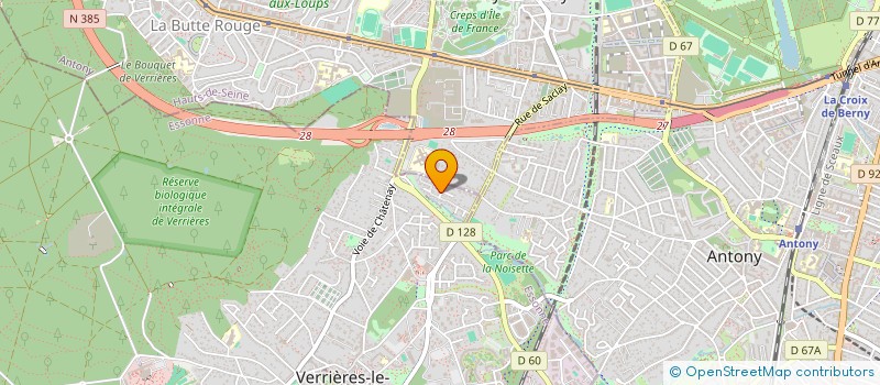 localisation de l'entreprise MADAME ALINE CARON à VERRIERES-LE-BUISSON