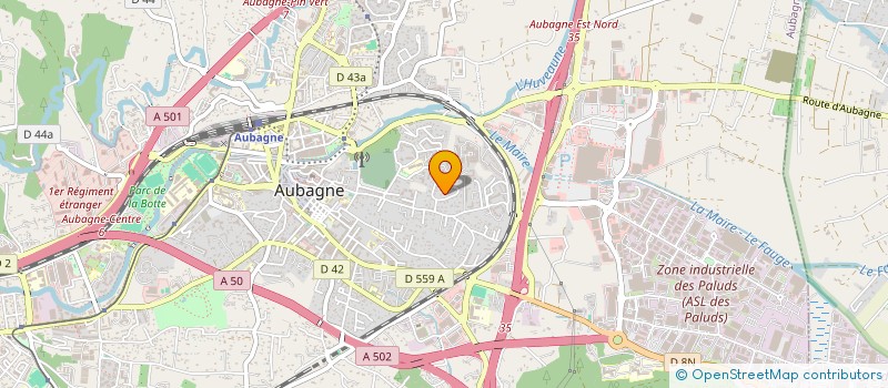 localisation de l'entreprise MADAME ALINE CASANOVA à AUBAGNE