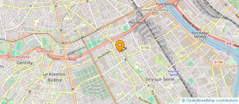 localisation de l'entreprise MADAME ALINE CASTEL  IVRY-SUR-SEINE