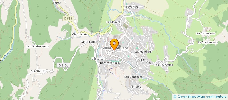 localisation de l'entreprise MADAME ALINE CHABERT à VILLARD-DE-LANS