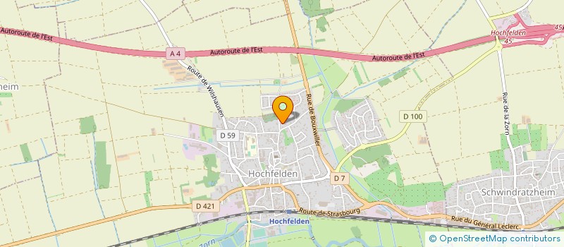 localisation de l'entreprise MADAME ALINE CHABOT  HOCHFELDEN