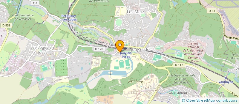 localisation de l'entreprise MADAME ALINE CHAN-TIEN  JOUY-EN-JOSAS