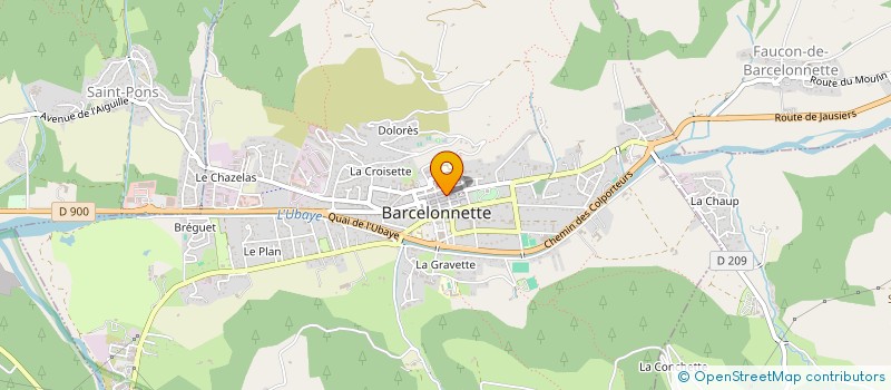 localisation de l'entreprise MADAME ALINE CHARBONNIER à BARCELONNETTE