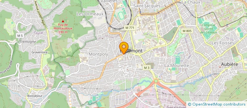 localisation de l'entreprise MADAME ALINE CHARREIRE  BEAUMONT