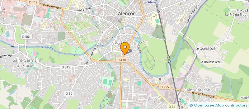 localisation de l'entreprise MADAME ALINE CHAUVOIS à ALENCON