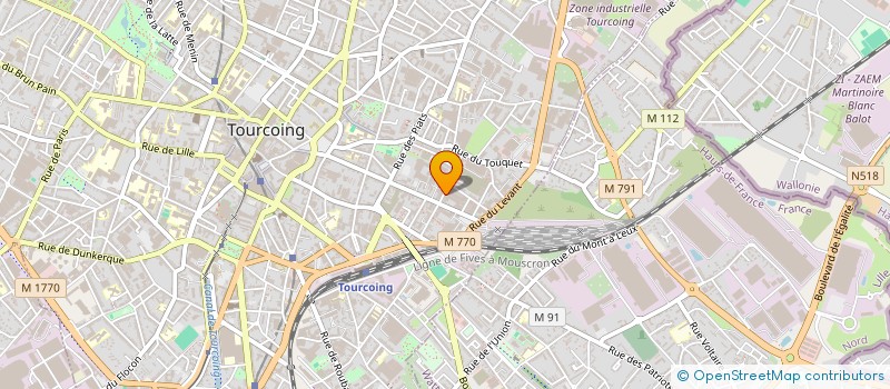 localisation de l'entreprise MADAME ALINE CHEBL  TOURCOING