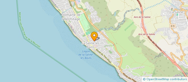 localisation de l'entreprise MADAME ALINE CHERVET  SAINT-PAUL