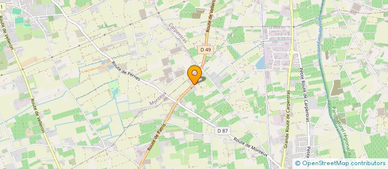 localisation de l'entreprise MADAME ALINE CHERVET  PERNES-LES-FONTAINES