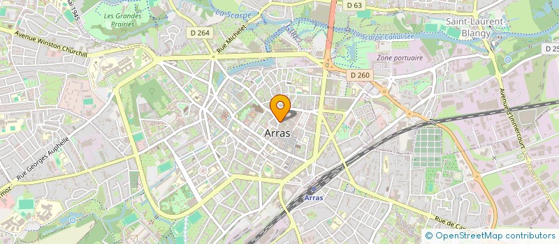 localisation de l'entreprise MADAME ALINE CHEVAL à ARRAS