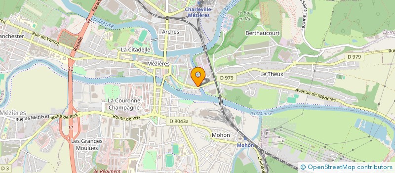 localisation de l'entreprise MADAME ALINE CHEVALLIER  CHARLEVILLE-MEZIERES